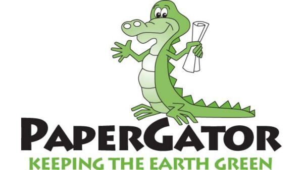 Paper Gator, Keeping the Earth Green