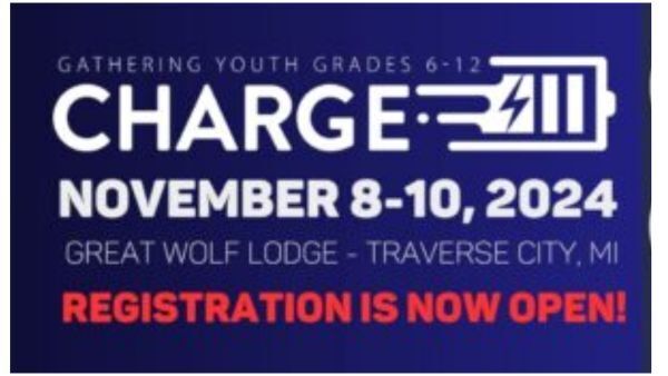 Charge, November 8-10, 2024, Great Wolf Lodge, Traverse City, MI, Registration is now open!